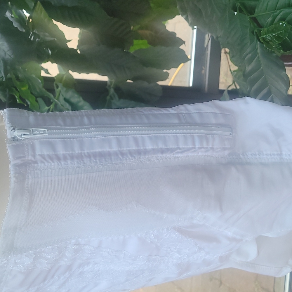 Rago Boned Panty Girdle White Size Xl - Gem